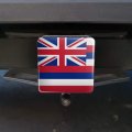 Hawaii State Flag Tow Trailer Hitch Cover Plug Insert