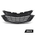 Front Bumper Upper Grille For Chevy Equinox 2018 2019 2020 Black And Chrome Replacement Grill