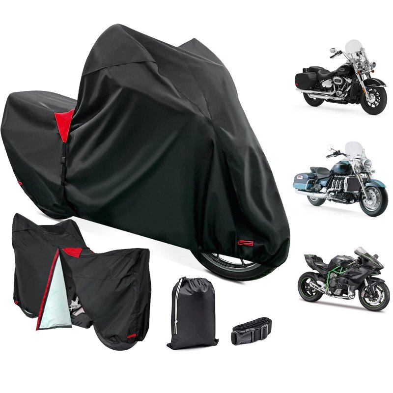 Xyzctem 18-layers Premium Motorcycle Cover Waterproof All Weather Weatherproof Uv Sun Protection Snow Dust Storm High Heat