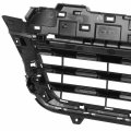 Ho1200236 Factory Style Front Bumper Grill Grille Assembly Compatible With Honda Ridgeline 2017-2020 Matte Black
