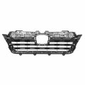 Ho1200236 Factory Style Front Bumper Grill Grille Assembly Compatible With Honda Ridgeline 2017-2020 Matte Black