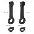 Uxcell 2pcs Slogging Ring Spanner 30mm 32mm High Tensile Steel Straight Handle Box End