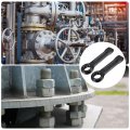 Uxcell 2pcs Slogging Ring Spanner 30mm 32mm High Tensile Steel Straight Handle Box End
