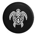 Pike Sea Turtle Diving Beach Marine Life Trailer Rv Spare Tire Cover Vinyl Black 32 In 