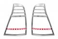 Razer Auto Chrome Led Tail Light Bezel Trim Cover For 2003-2009 Toyota 4runner 
