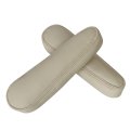 2pcs Replacement Leather Center Console Seat Armrest Cover Tan For Infiniti Qx56 2004 2005 2006 2007 2008 2009 2010 