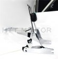Httmt Sissybar Luggage Rack For 2006-2017 H-d Softail Deluxe Passenger Backrest Chrome P N Sbb021
