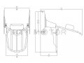Httmt Sissybar Luggage Rack For 2006-2017 H-d Softail Deluxe Passenger Backrest Chrome P N Sbb021