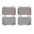 Front Disc Brake Pads For Hyundai Genesis Coupe 2010 To 2016 Ceramic Mechanical Pad Wear Sensor 2 72 In Inner Height 