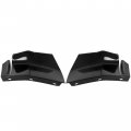 Ecotric 1 4 Quarter Panel Bumper Fillers Compatible With 1980-1985 Chevrolet Caprice Impala Black 2pcs Rear