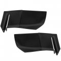 Ecotric 1 4 Quarter Panel Bumper Fillers Compatible With 1980-1985 Chevrolet Caprice Impala Black 2pcs Rear