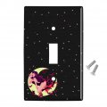 Vampire Girl And Bats Plastic Wall Decor Toggle Light Switch Plate Cover