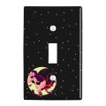 Vampire Girl And Bats Plastic Wall Decor Toggle Light Switch Plate Cover 