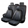 Chifengzun Universal Full Set Pu Leather Car Seat Covers Waterproof Cushions Fit For Vw Tiguan Golf 1 2 3 4 5 6 7 Mk1 Mk2 Mk3 M 