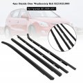Topteng 4pcs Outside Door Weatherstrip Belt 822102l000 For Hyundai I30 2008 2009 2010 2011