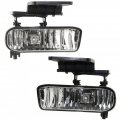 For 2000-2006 Chevy Tahoe Fog Light Assembly Pair Driver And Passenger Side W Bulbs Replaces Gm2592113 Gm2593113 