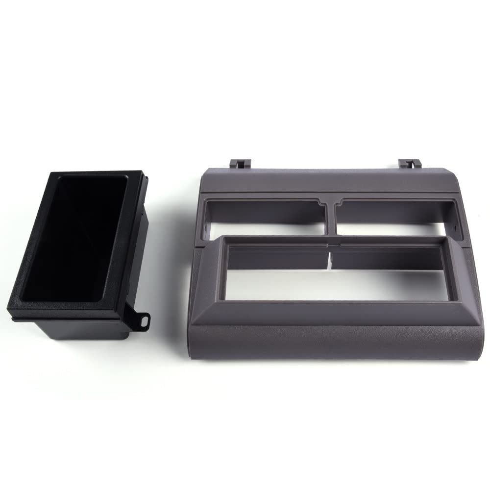 Dash Cover Panel Install Kit Without Wire Harness For 1988 To 1994 Chevy Gmc Trucks Mount Dashboard Grey Abs Plastic