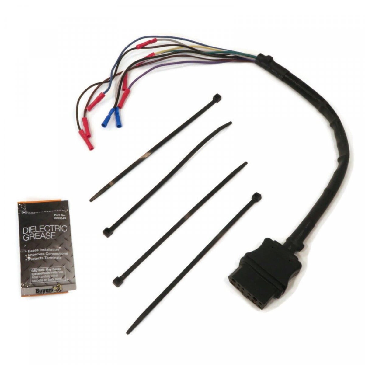 The Rop Shop 9-pin Female Vehicle Side Snowplow Harness Repair Kit For Jthomas W-49308