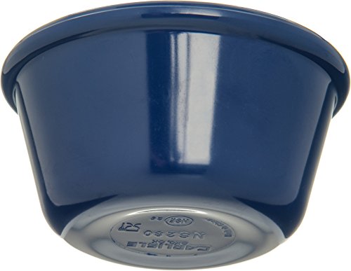 Carlisle Foodservice Products Plastic Ramekins Sauce Bowl For Catering Kitchen Restaurant 3 Ounces Cobalt Blue Pack Of 48
