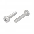 Aexit 5 Pcs Quality Parts M8x40mm 316 Stainless Steel Phillips Pan Head Machine Screws Silver Tone Model 26as517qo568