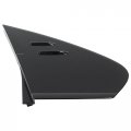 Motoku Pair Left And Right Glossy Black Door Side View Mirror Corner Triangle Flag Molding Fender Cover Trim For Toyota Prius