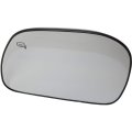Mirror Glass For Ford Excursion 2000 To 2005 Driver Side Heated Non Towing With Backing Plate Replaces Yc3z17k707ab And 