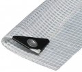Clear Heavy Duty See-through Tarp Fiber Reinforced 14 Mil Poly 6 X 10 