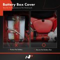 A-premium Battery Box Frame Cover Compatible With Honda Ca105t 1963-1965 Ct110 1980-1986 Ct90 1969-1979 Red Right Passenger