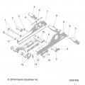 Timbersled Polaris Brace-subframe Center Dp Lwt Genuine Oem Part Qty 1