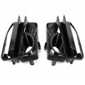Bumper Fog Light Cover For 2014 2017 Infiniti Q50 Sport Black Plastic Replacement In1038106 In1039106 622574ga1a 622564ga1a