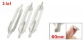 Uxcell 3 Pcs 3mm Dia Tip High Speed Steel Center Spotting Drill Bits
