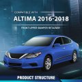 Front Upper Bumper Retainer For Nissan Altima 2016-2018 622409hs0a Ni1035112 Black