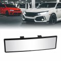 Uxcell 9 4 X 2 6 Black Rectangle Curve Rear View Mirror For Car Truck
