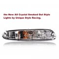 Gplus Front Bumper Signal Lights For 1990-1997 Mazda Mx-5 Miata Driver Passenger Side Mounted Marker Parking Light Clear Lens
