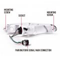 Gplus Front Bumper Signal Lights For 1990-1997 Mazda Mx-5 Miata Driver Passenger Side Mounted Marker Parking Light Clear Lens