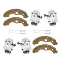 Front Brake Wheel Cylinders With Shoes Replacement For Honda Foreman 450 Trx450es Trx450 1998 1999-2004 45310-hn0-a01 