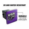 Middle Georgia State University Primary Logo Tow Trailer Hitch Cover Plug Insert 2