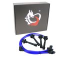 Dragon Fire Performance Blue Direct Fit 8 5mm Low Ohm Spark Plug Wire Set For 1991-1994 Infiniti G20 And Nissan Nx Sentra 