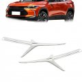 Gxywady Front Upper Grille 2pcs Chrome Molding Trim Left Right Replacement For 2022 2023 Equinox