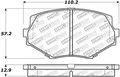 Stoptech 308 06350 Street Brake Pads 