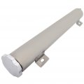 2 X 15 24 Oz Silver Polished Stainless Steel Radiator Overflow Tank Catch Can Fit For Universal