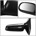 Auto Dynasty To1320102 Factory Style Driver Left Side Mirror Manual Folding Adjust Compatible With Toyota Corolla 93-97 Paint