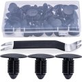 Rexka 41pcs 3 8 Hole Size Radiator Apron Panel Clip Bumper Cover Retainer For Gm Buick Cadillac Chevrolet Gmc Oldsmobile 