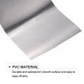Uxcell Waterproof Peel And Stick Decorative Tape Self Adhesive 3 94 W X 16 4 L Pvc Removable For Wall Edge Glossy Silver Tone