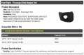 Front Right Passenger Side Bumper End Textured Dark Gray Without Park Assist Sensor Holes Compatible With 2014-2019 Toyota