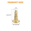 Wood Screws M4 X 12mm Slotted Round Head Copper Self-tapping Screw For Diy Woodworking Home Industry 20 Pcs