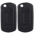 Ocpty 2x Uncut Keyless Entry Remote Control Key Fob Transmitter Replacement For 05-2009 Land Rover Lr3 06-2009 Range Sport