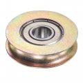 Uxcell Sliding Door Roller U Groove 8mm Shaft Hole 32mm Diameter Bearing Steel