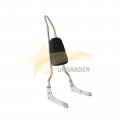 Motorcycle Passenger Backrest Sissy Bar Cushion Pad Compatible With Replacement For Honda Rebel 250 Cmx Ca250 All Year Chrome