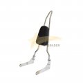 Motorcycle Passenger Backrest Sissy Bar Cushion Pad Compatible With Replacement For Honda Rebel 250 Cmx Ca250 All Year Chrome